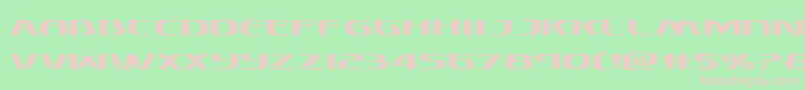 Skymarshalexpand Font – Pink Fonts on Green Background