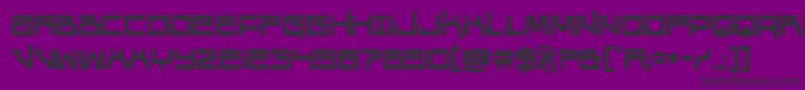 Unitedplanetscond Font – Black Fonts on Purple Background