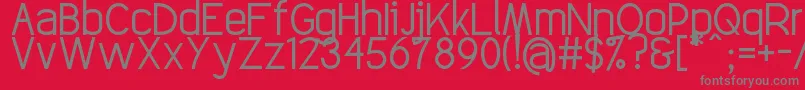 More about Elegantech Font Elegantech Font – Gray Fonts on Red Background