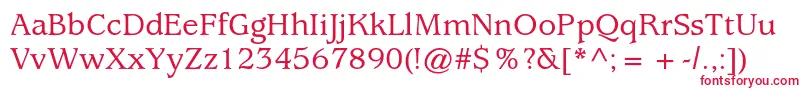 UsherwoodstdMedium Font – Red Fonts