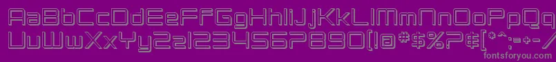 Шрифт SfChromium24 – серые шрифты на фиолетовом фоне
