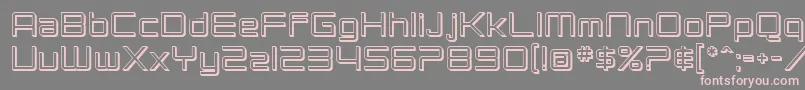 SfChromium24 Font – Pink Fonts on Gray Background
