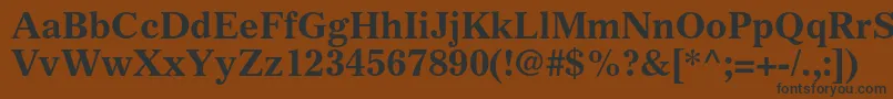 Подробнее о шрифте GazetteltstdBold Шрифт GazetteltstdBold – чёрные шрифты на коричневом фоне