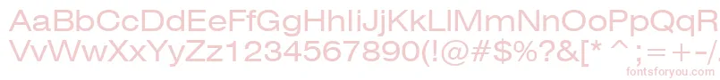 Swiss721ExtendedBt Font – Pink Fonts on White Background