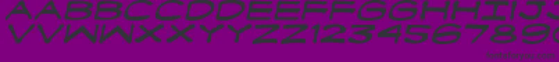 Fanboyhci Font – Black Fonts on Purple Background
