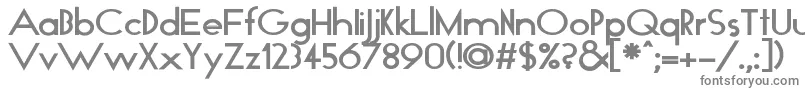 GloBoldフォントについての詳細 フォントGloBold – 白い背景に灰色の文字