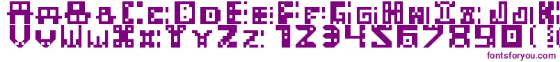 Masked Font – Purple Fonts