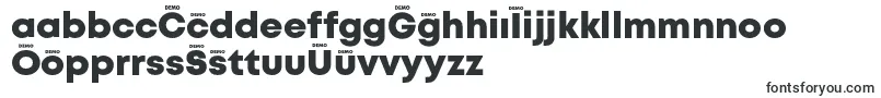 MontHeavydemo-fontti – turkkilaisten fontit