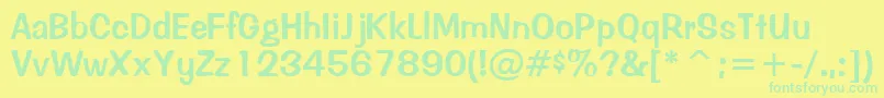 Lisätietoja InadonsskRegular-fontista InadonsskRegular-fontti – vihreät fontit keltaisella taustalla