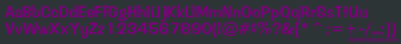 InadonsskRegular Font – Purple Fonts on Black Background