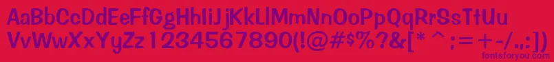Lisätietoja InadonsskRegular-fontista InadonsskRegular-fontti – violetit fontit punaisella taustalla