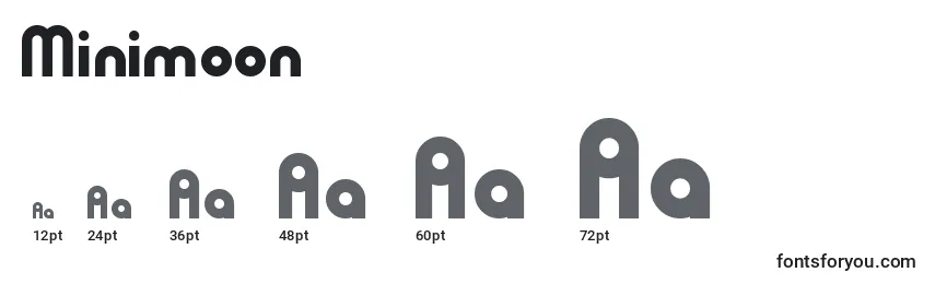 Minimoon Font Sizes