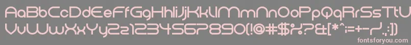 ElectromagneticLungs Font – Pink Fonts on Gray Background