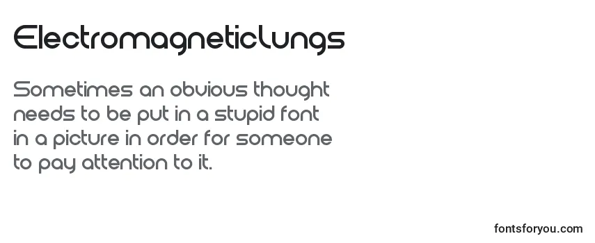 ElectromagneticLungs Font
