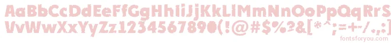 APlakatcmplrrbtExtrabold Font – Pink Fonts on White Background