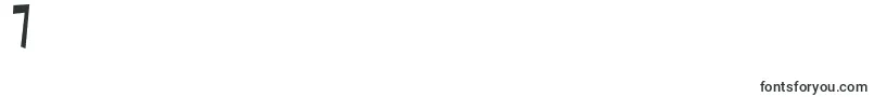 フォントFunnyfarmhard – フォント数字7