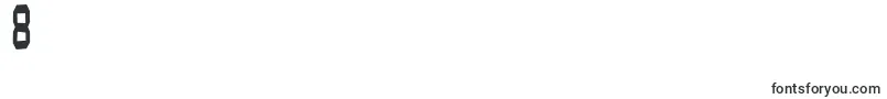 フォントFunnyfarmhard – フォント数字8