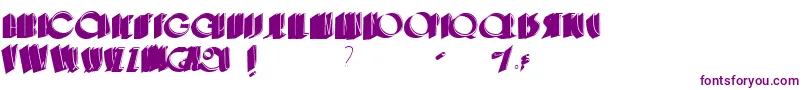 Cafenoirshadow Font – Purple Fonts on White Background