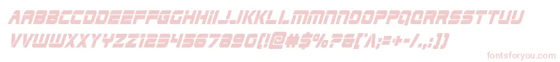 Edgeracercondsuperital Font – Pink Fonts on White Background