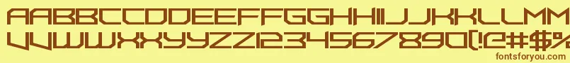 Lisätietoja FoughtknightUppercut-fontista FoughtknightUppercut-fontti – ruskeat fontit keltaisella taustalla