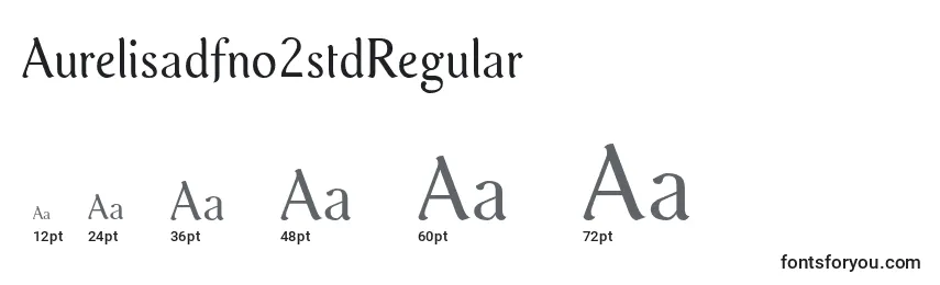 Размеры шрифта Aurelisadfno2stdRegular