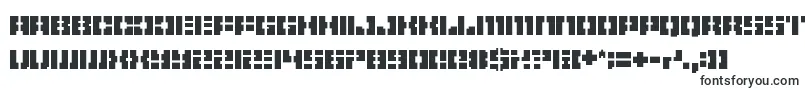Шрифт Pelode – трафаретные шрифты