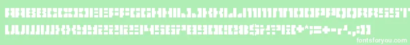 Pelode Font – White Fonts on Green Background