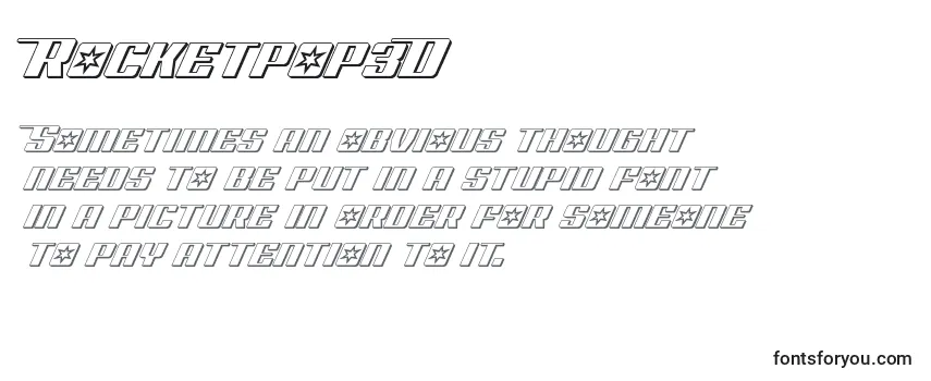 Rocketpop3D Font