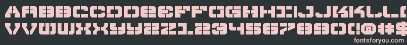 VyperBoldExpanded Font – Pink Fonts on Black Background