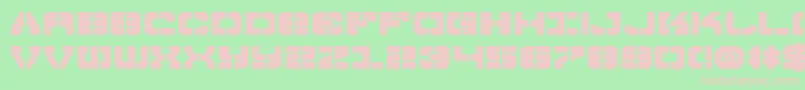 Шрифт VyperBoldExpanded – розовые шрифты на зелёном фоне