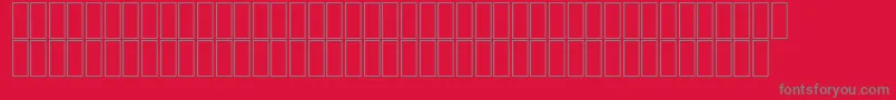 AgaFuratRegular Font – Gray Fonts on Red Background