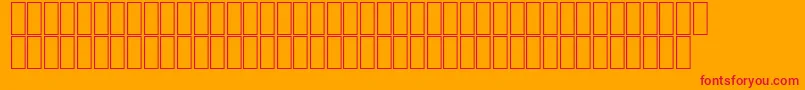 AgaFuratRegular Font – Red Fonts on Orange Background