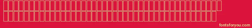 AgaFuratRegular Font – Yellow Fonts on Red Background