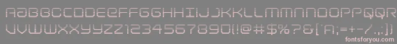 Lightbrigadegrad Font – Pink Fonts on Gray Background