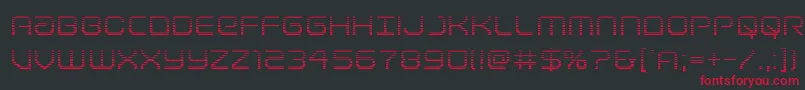 Lightbrigadegrad Font – Red Fonts on Black Background