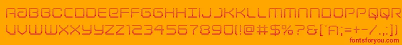More about Lightbrigadegrad Font Lightbrigadegrad Font – Red Fonts on Orange Background