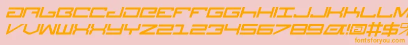 fuente LegionItalic – Fuentes Naranjas Sobre Fondo Rosa