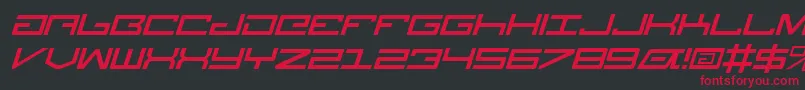 fuente LegionItalic – Fuentes Rojas Sobre Fondo Negro