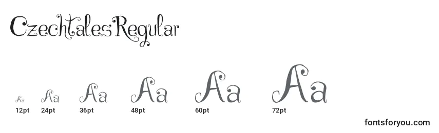 CzechtalesRegular Font Sizes