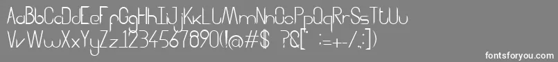Aggressor Font – White Fonts on Gray Background