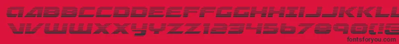 Graymalkingrad Font – Black Fonts on Red Background