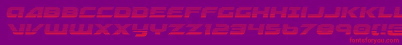 Graymalkingrad Font – Red Fonts on Purple Background