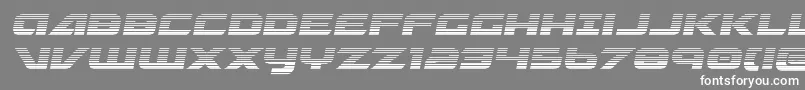 フォントGraymalkingrad – 灰色の背景に白い文字