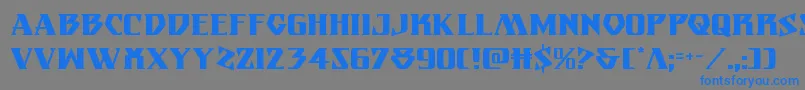 More about Eternalknight Font Eternalknight Font – Blue Fonts on Gray Background