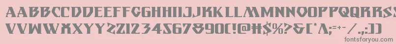 Eternalknight Font – Gray Fonts on Pink Background
