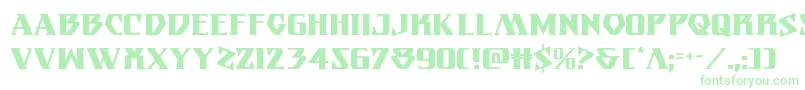 Eternalknight Font – Green Fonts on White Background