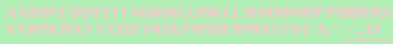 Eternalknight Font – Pink Fonts on Green Background