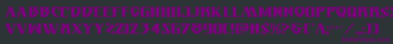 Eternalknight Font – Purple Fonts on Black Background