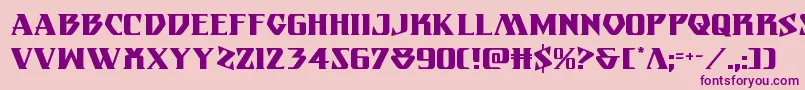 Eternalknight Font – Purple Fonts on Pink Background