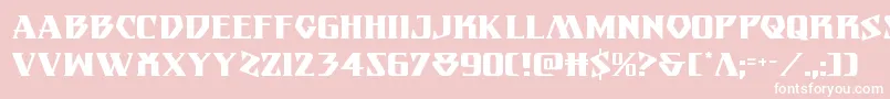 Eternalknight Font – White Fonts on Pink Background